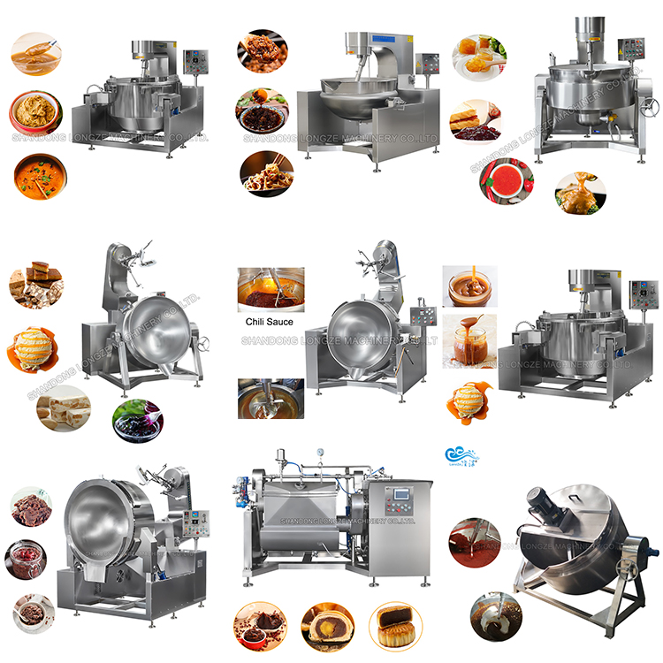 Cooking Pot Non Stick Cooking Mixer Machine/Cooking Pot With Mixer Agitator