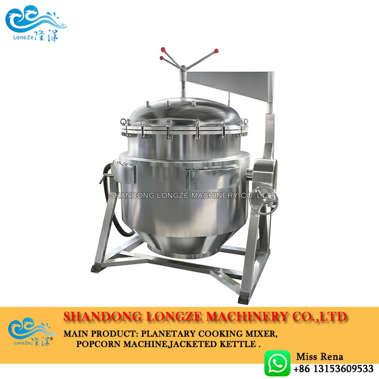 Industrial 500L High Pressure Cooker For Bone Soup