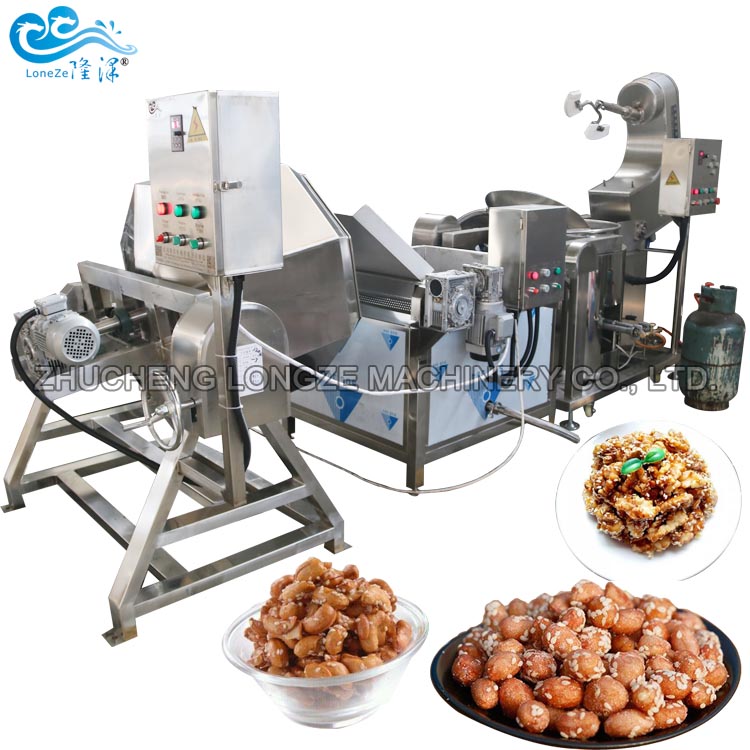 Caramelized Coating Machines.Nuts Sugar Coated Machine