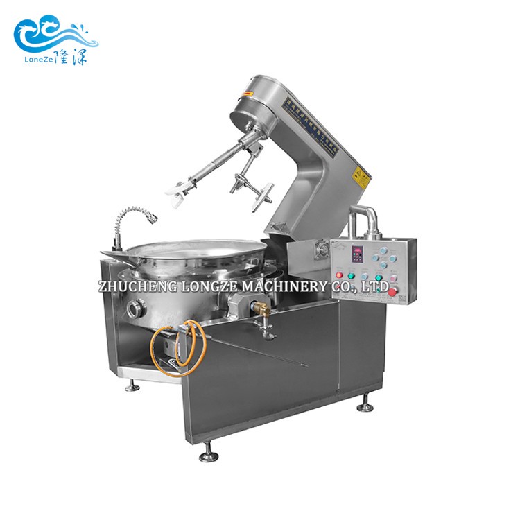 Gas Heated Chili Sauce Cooking Mixer Machine