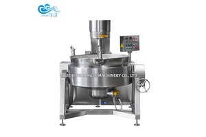 Electric Heat Oil Cooking Mixer Machine