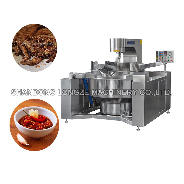 Full Automatic Chilli Sauce Cooking Mixer Machine