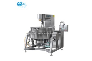 Semi-Automatic Cooking Mixer Machine For Bean Paste