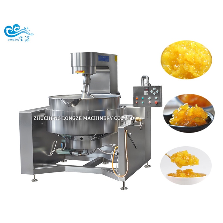 Pineapple Fruit Jam Cooking Mixer Machine