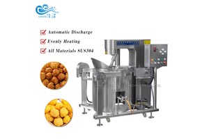 CE Approved Big Capacity Automatic Commercial Caramel Flavored Gas Popcorn Machine Industrial Popcorn Production Line