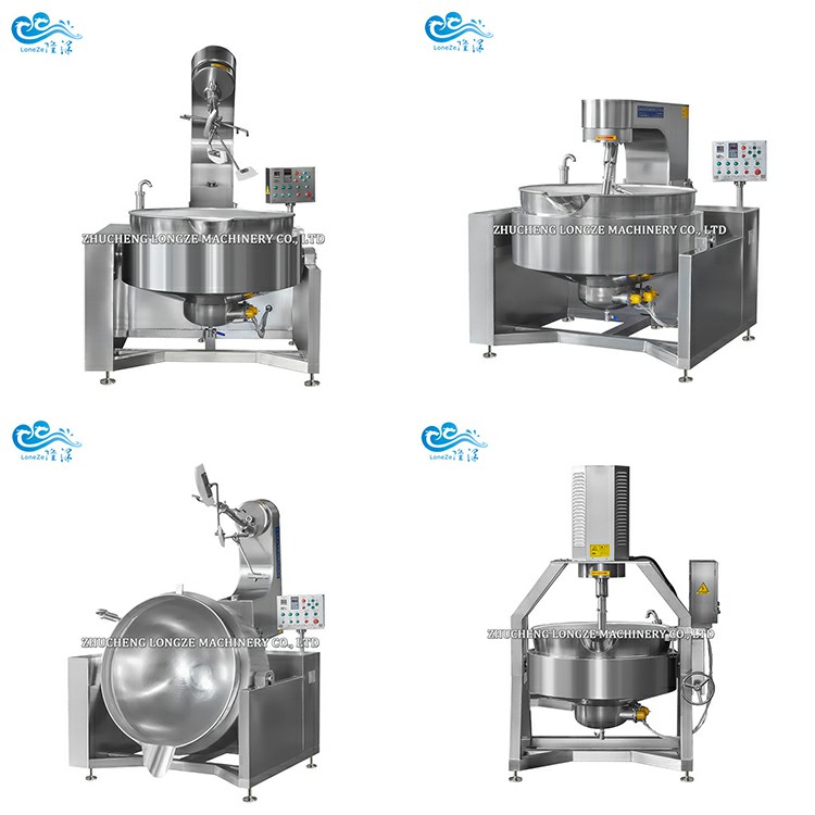 Big Capacity Industrial Planetary Sauce Cooking Mixer Machine