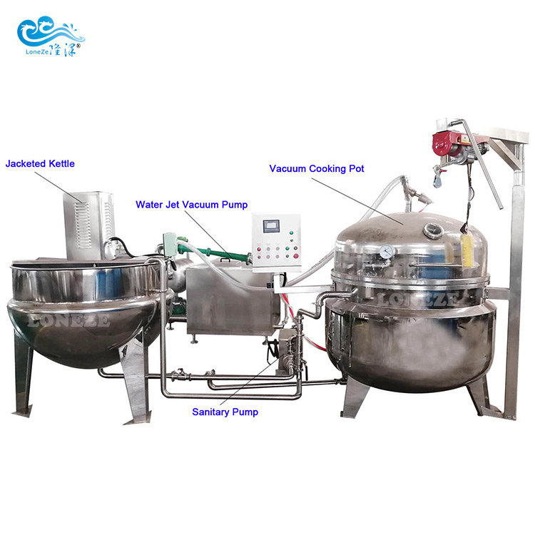 Vacuum Sugar Dipping Pot Adopts Vacuum Negative Pressure Principle