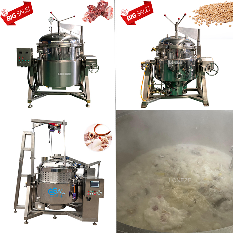 Industrial steam pressure cooker are energy-saving and high-efficiency