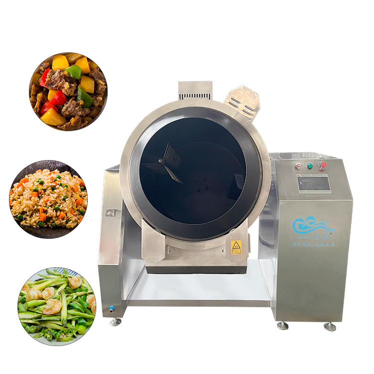 drum cooking machine,stir fry machine