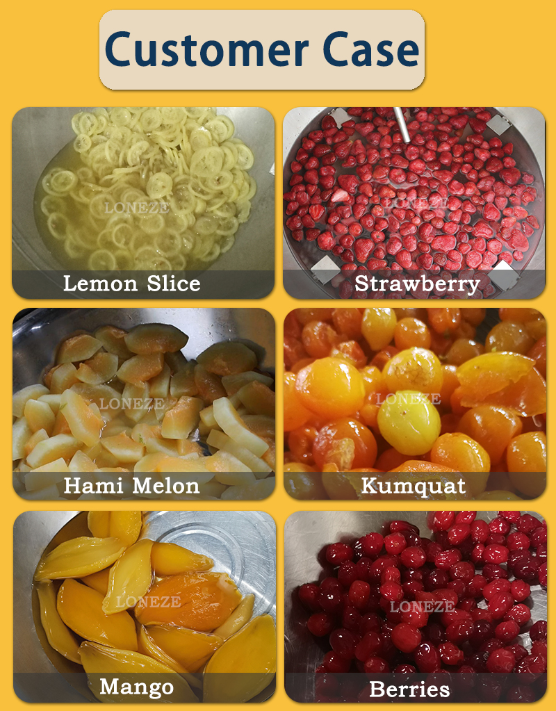 Vacuum Candied Fruit Production Lines