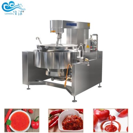 Gas Chili Sauce Cooking Mixer Machine