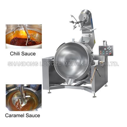 automatic electromagnetic sauce cooking mixer machine