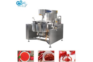 Gas Chili Sauce Cooking Mixer Machine