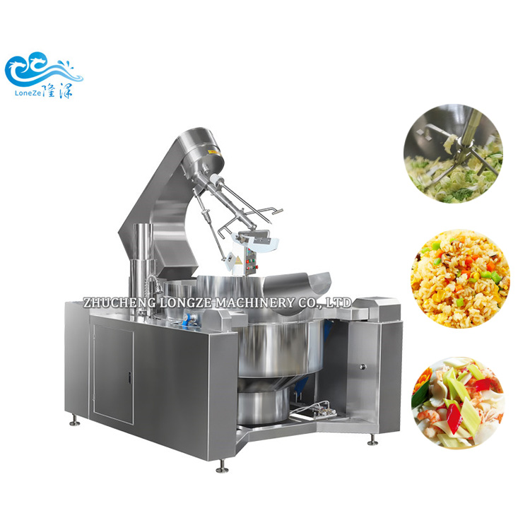 Restaurant Automatic Cooking Mixer Kettles For SoupsBrothsSauces