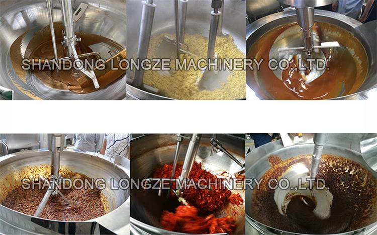 sauce processing equipment,food cooking mixer machine