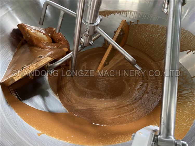 automatic electromagnetic sauce cooking mixer machine