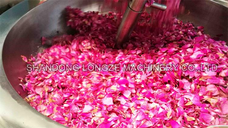 Rose flower sauce cooking mixer machine_food sauce mixer machine