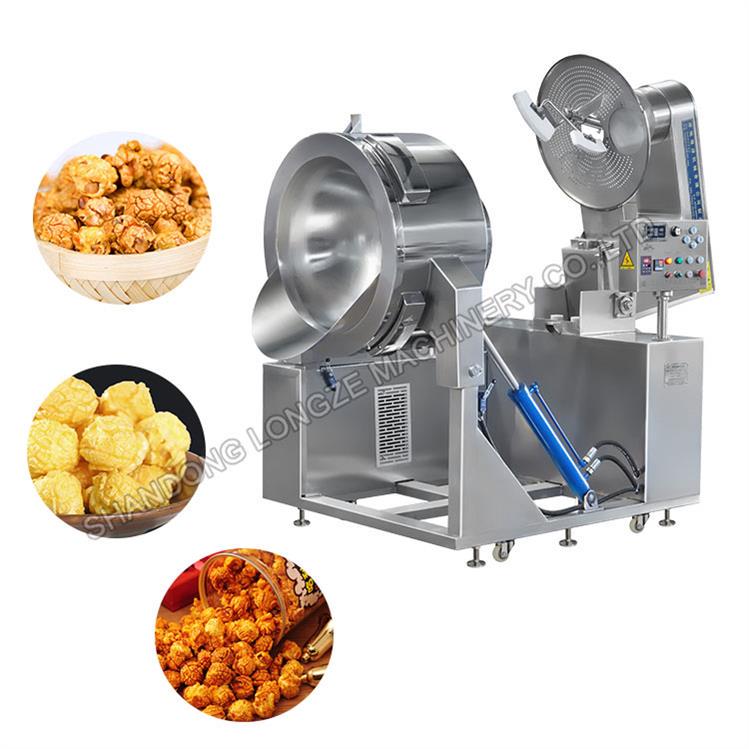 The First Machine In The Electric Popcorn Production Line Is The Popcorn Machine