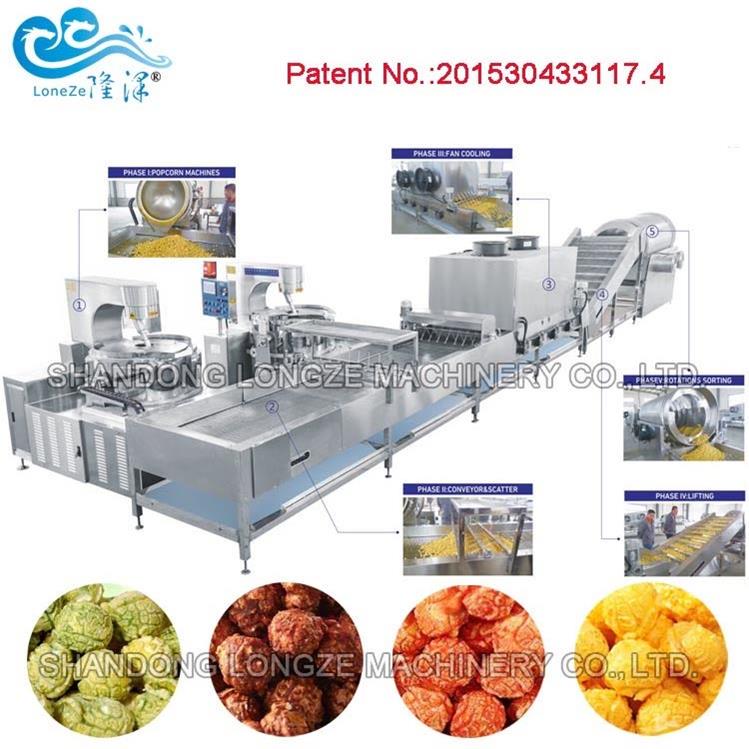 Automatic Caramel Popcorn Processing Line Suppliers