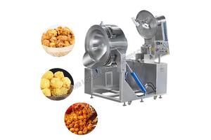 Caramel Sugar Coated/Salty Cheese Strawberry Multi-flavored Popcorn/Flavored Popcorn Making Machine Production Line