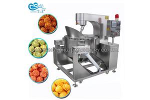 100L Stainless Steel Automatic Kettle Corn Machine Popcorn Processing Line Price