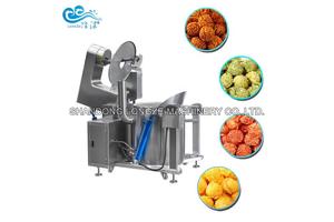 Fire Caramel Ball Shape Popcorn Coating Machine