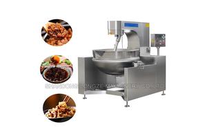 Steam Heating Industrial Jam Making Machine Cooking Mixer Machine For Sauce